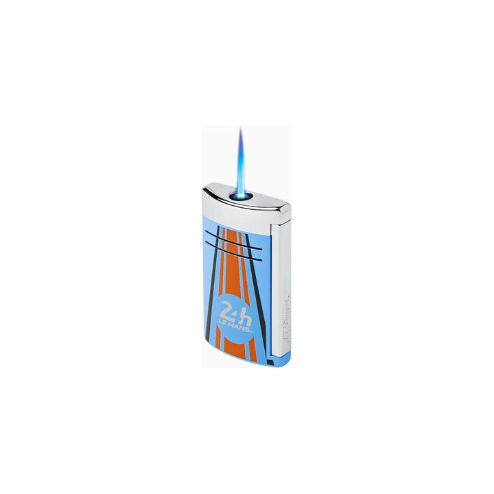 S.T Dupont 24h Du Mans Maxijet Blue / Chrome Cigar Lighter