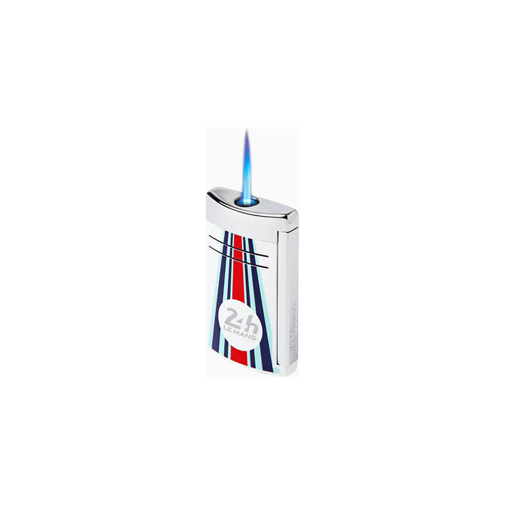 S.T Dupont 24h Du Mans Maxijet White / Chrome Cigar Lighter