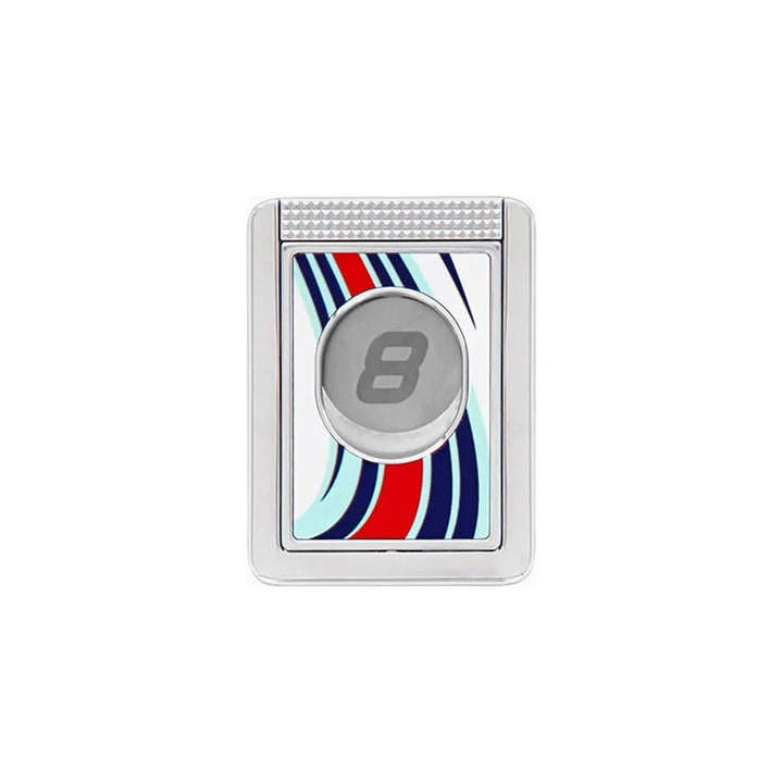 S.T Dupont 24h Du Mans White/Chrome Cigar Cutter &amp; Stand