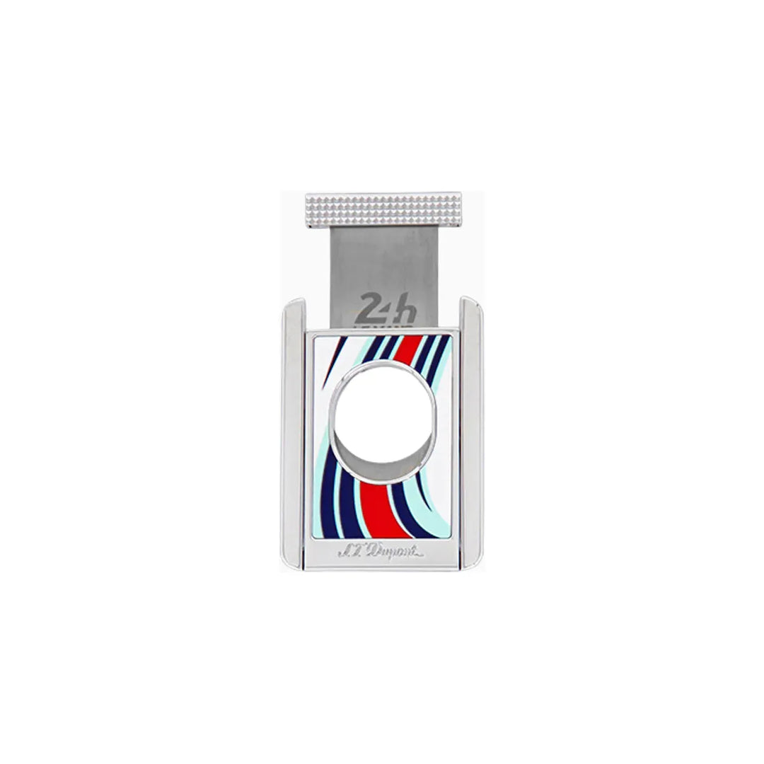 S.T Dupont 24h Du Mans White/Chrome Cigar Cutter &amp; Stand
