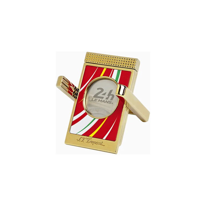 S.T Dupont 24h Le Mans Red/Gold Cigar Cutter &amp; Stand