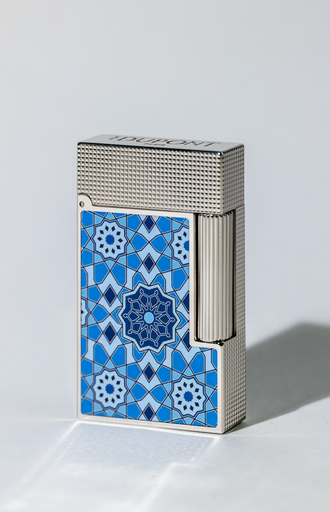S.T Dupont Alhambra Cigar Lighter Ligne 2 Lighter Blue/Palladium