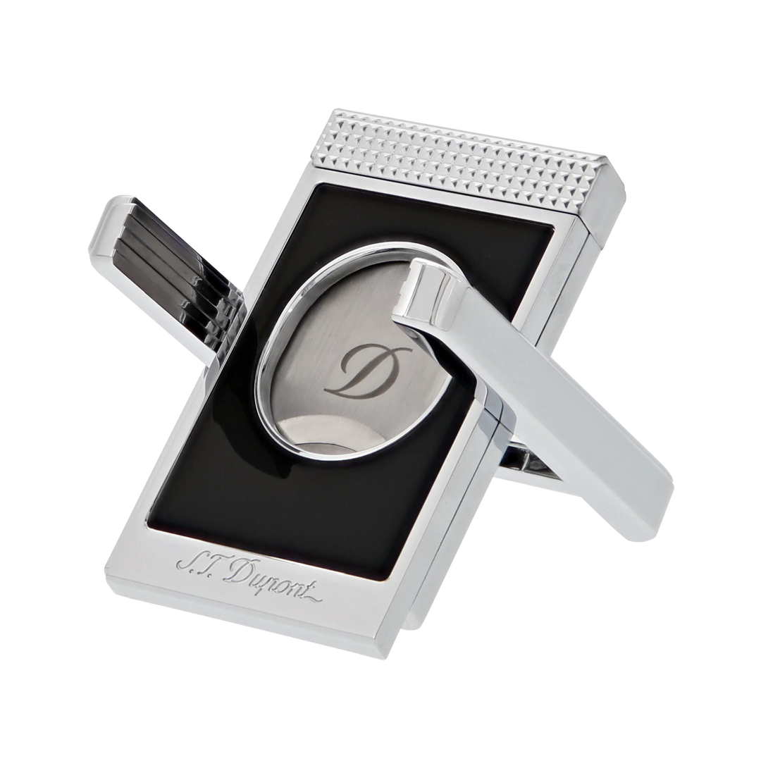 S.T Dupont Black Chrome Cigar Cutter Stand