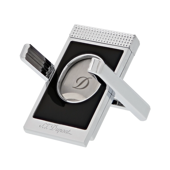 S.T Dupont Black Chrome Cigar Cutter Stand