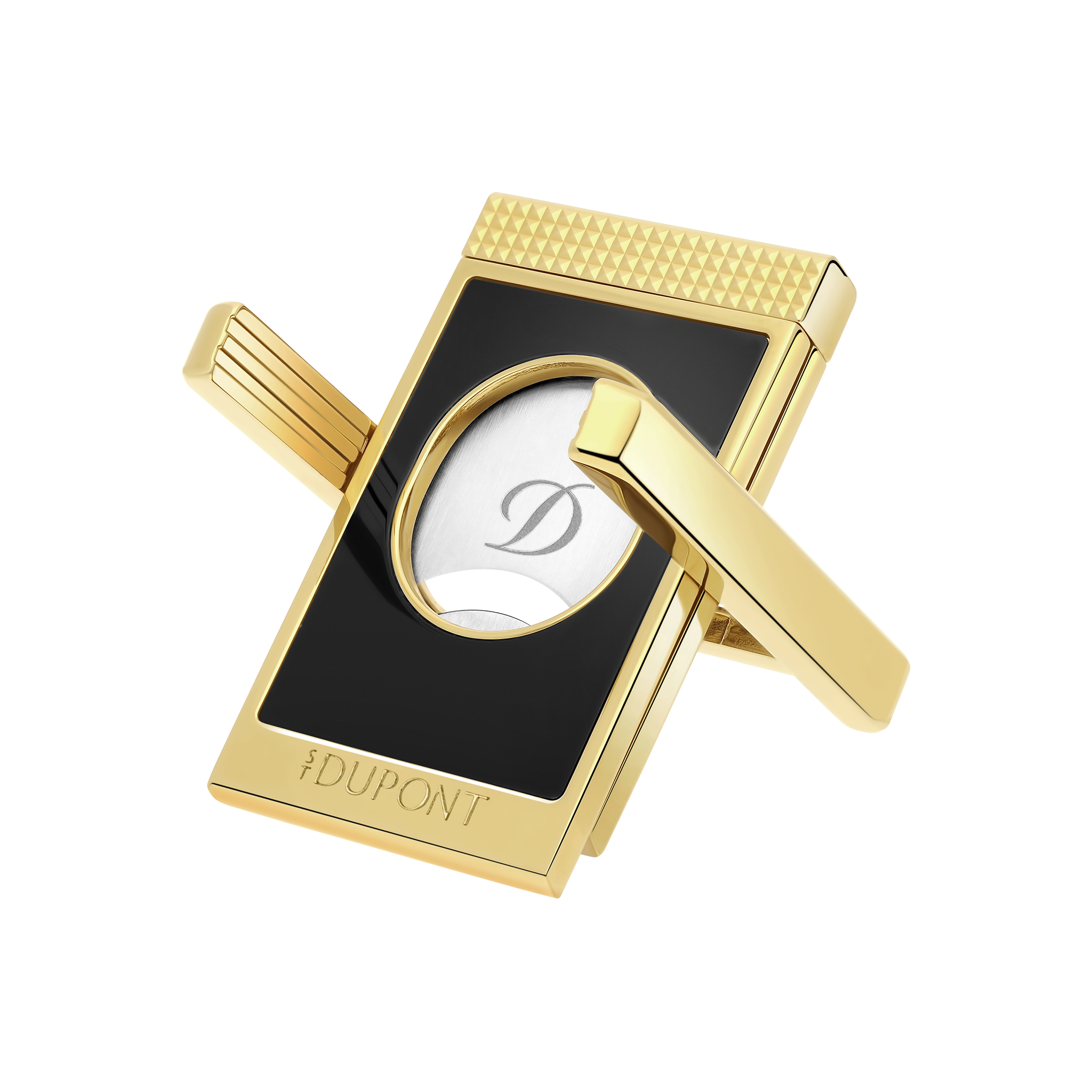 S.T Dupont Black and Gold Straight Cigar Cutter Stand – No6Cavendish
