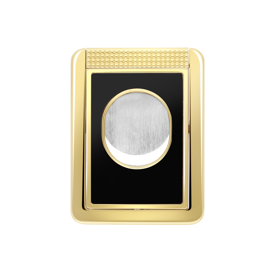 S.T Dupont Black and Gold Straight Cigar Cutter Stand
