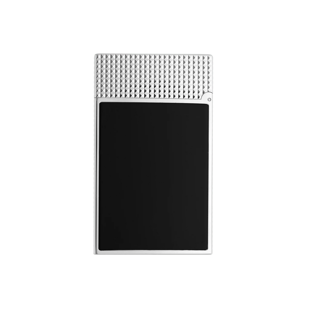 S.T Dupont Cigar Lighter Le Grand Cling Black Lacquer &amp; Palladium