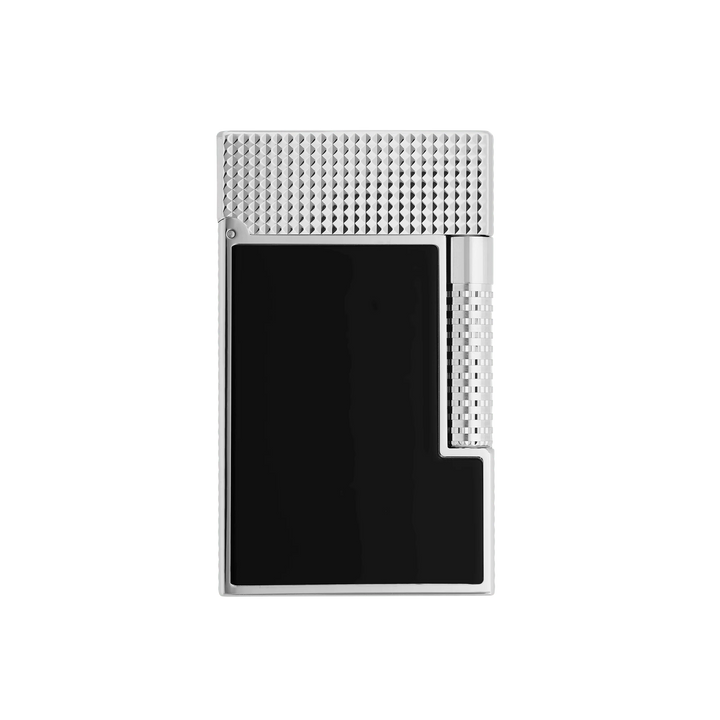 S.T Dupont Cigar Lighter Le Grand Cling Black Lacquer &amp; Palladium