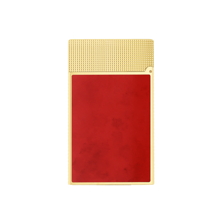S.T Dupont Cigar Lighter Le Grand Dupont Lacquered Savoir-Faire Popote Red back