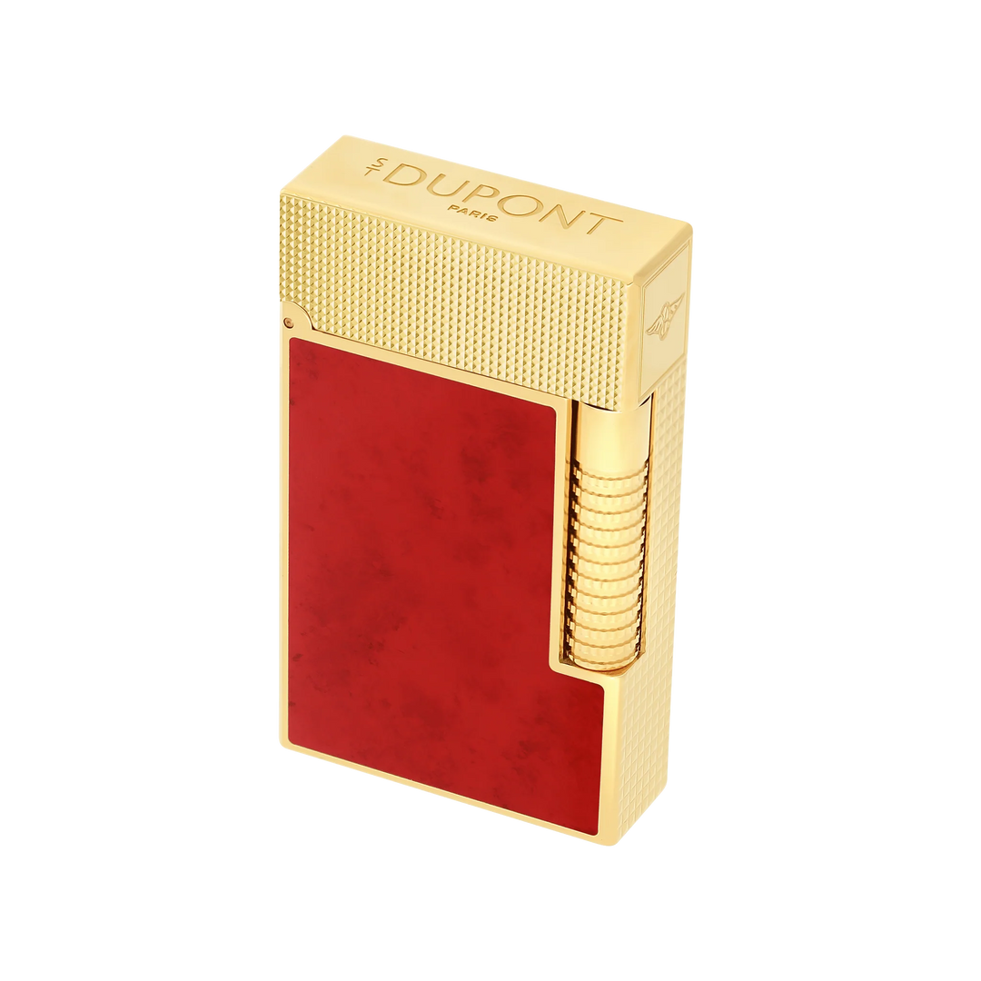 S.T Dupont Cigar Lighter Le Grand Dupont Lacquered Savoir-Faire Popote Red