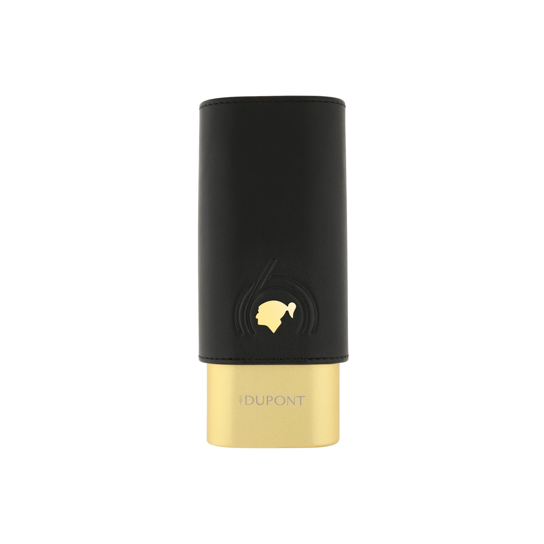 S.T. Dupont Cohiba 60th Anniversary 2 cigar leather case
Luxury calfskin leather cigar case by S.T. Dupont
Cohiba 60th Anniversary cigar case with gold aluminium base
Premium 2 cigar travel case featuring Cohiba logo
S.T. Dupont x Cohiba collector cigar case