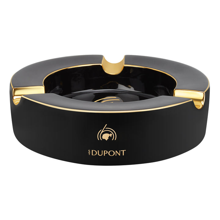 S.T. Dupont Cohiba 60th Anniversary XL Ashtray in black lacquer
Luxury Cohiba cigar ashtray with hand-painted gold finish
S.T. Dupont black and gold XL cigar ashtray
Cohiba 60th anniversary collector ashtray
Premium cigar accessory by S.T. Dupont and Cohiba