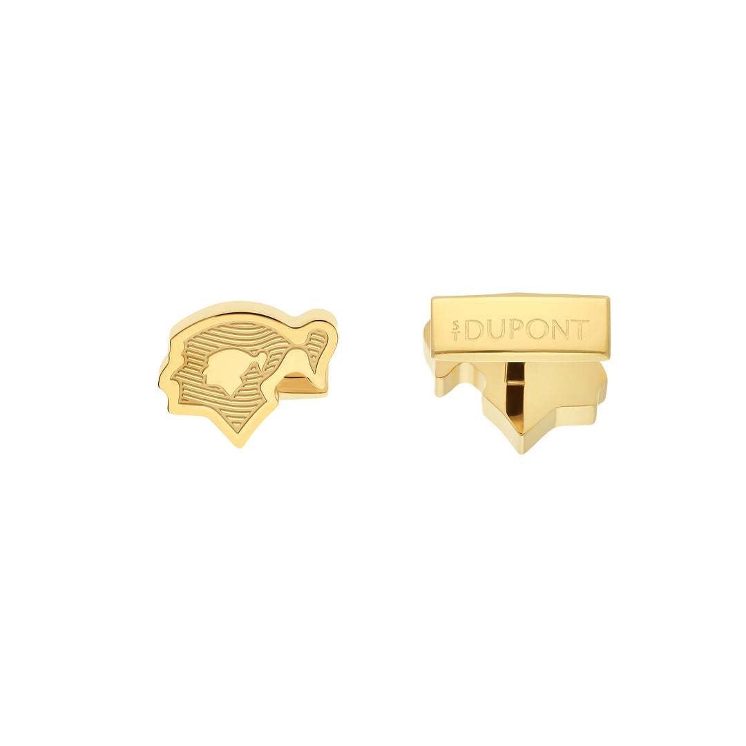 S.T. Dupont Cohiba 60th Anniversary gold cufflinks
Luxury gold cufflinks with Cohiba Native American head engraving
S.T. Dupont x Cohiba cufflinks with fingerprint effect
Premium men&