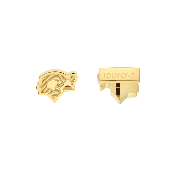 S.T. Dupont Cohiba 60th Anniversary gold cufflinks
Luxury gold cufflinks with Cohiba Native American head engraving
S.T. Dupont x Cohiba cufflinks with fingerprint effect
Premium men&