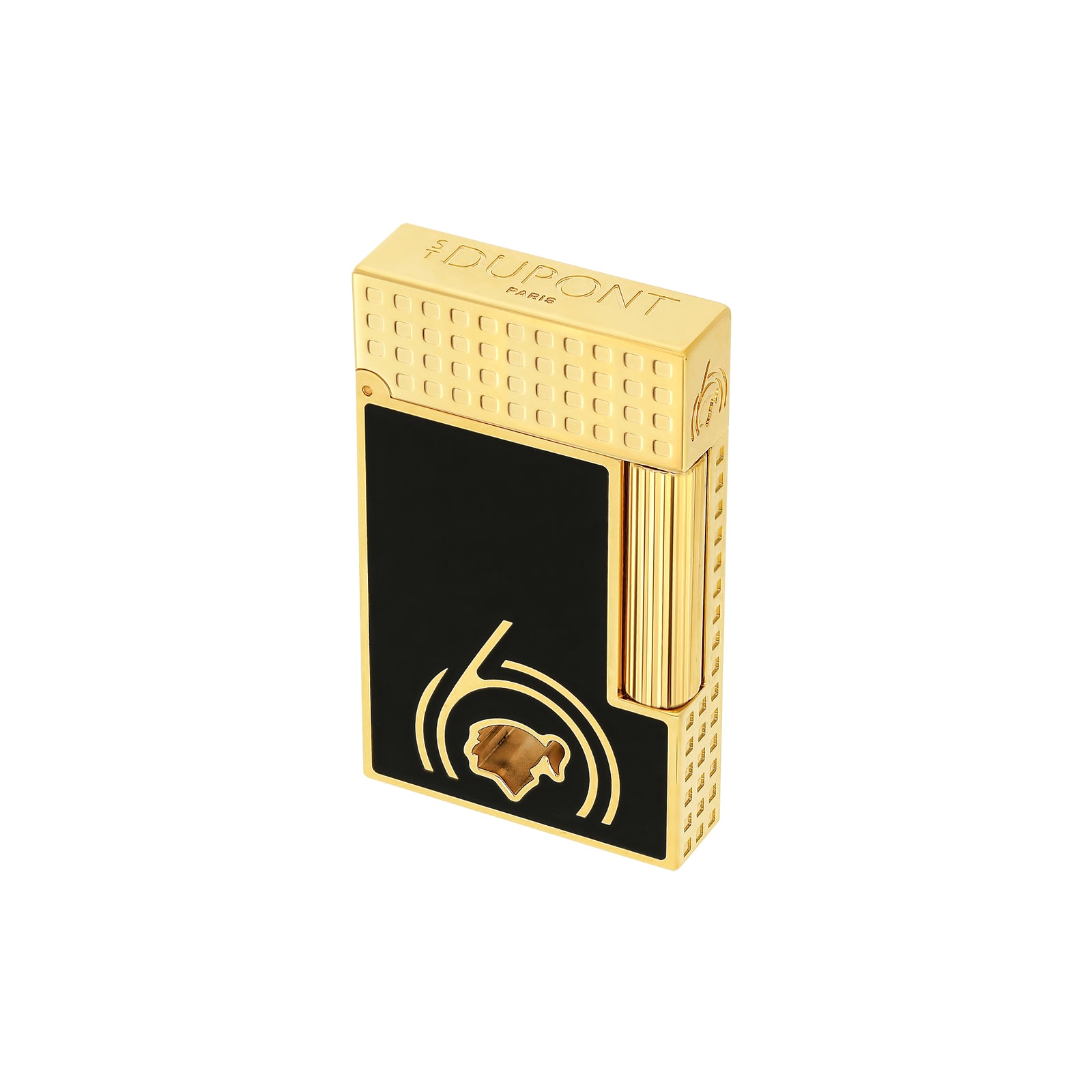 S.T. Dupont Cohiba 60th Anniversary Ligne 2 Cling lighter
Black lacquer Ligne 2 lighter with gold finishes
Luxury Cohiba lighter with double yellow flame
S.T. Dupont x Cohiba collector lighter
Ligne 2 Cling lighter with Cohiba checkerboard guilloché pattern