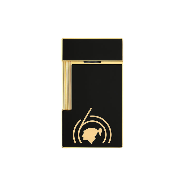 S.T. Dupont Cohiba 60th Anniversary table lighter
Black lacquer lighter with gold accents by S.T. Dupont
Luxury Cohiba cigar lighter with dual flame system
Cohiba 60th Anniversary collector lighter
S.T. Dupont dual flame table lighter for cigars