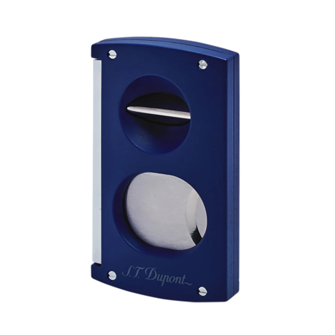 S.T Dupont Double Blade Cigar Cutter Matte Blue