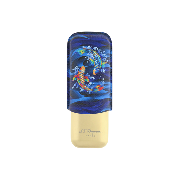 S.T Dupont Koi Fish Double Cigar Case Limited Edition