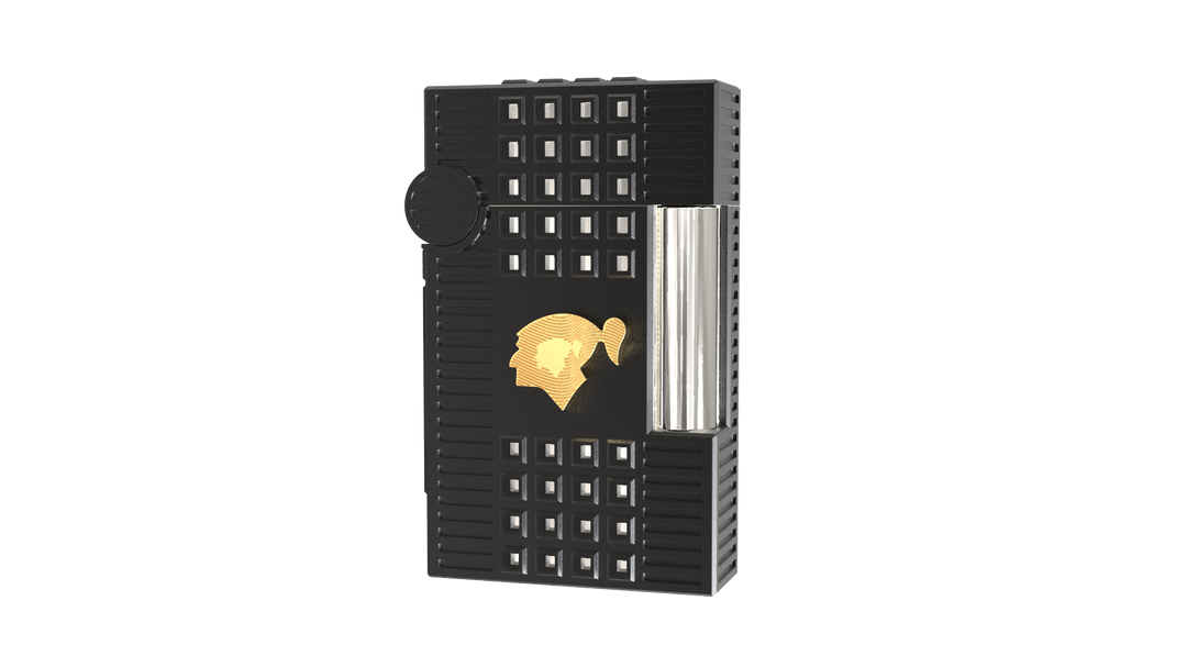 S.T Dupont Lighter Ligne 2 Haute Creation Behike Black/Yellow Gold