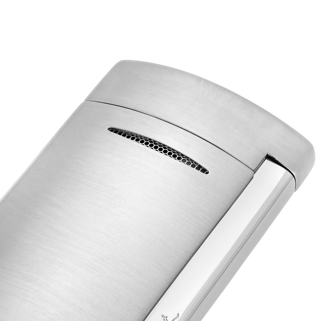 S.T Dupont Minijet Brushed Chrome Cigar Lighter
