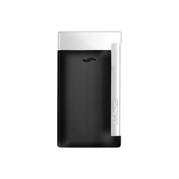 S.T Dupont Slim 7 Black and Chrome Finish Lighter