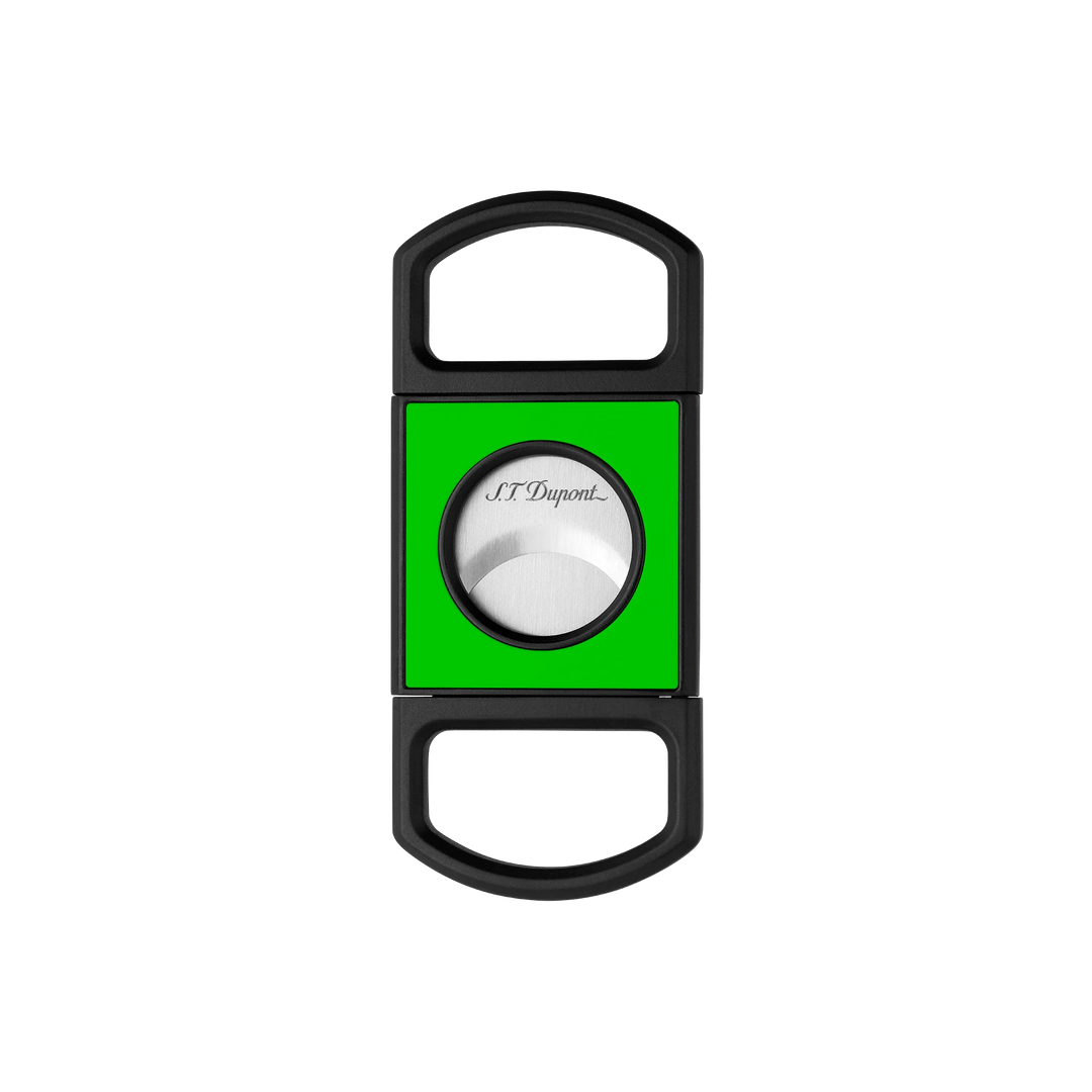 S.T Dupont Straight Cigar Cutter Fluo Green