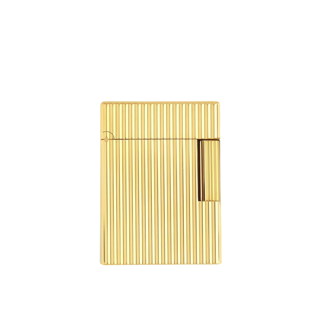 S.T Dupont Vertical Line Yellow Gold Ligne 1 Cigar Lighter