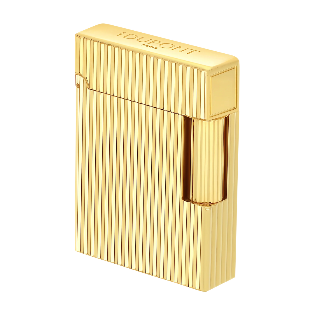 S.T Dupont Vertical Line Yellow Gold Ligne 1 Cigar Lighter