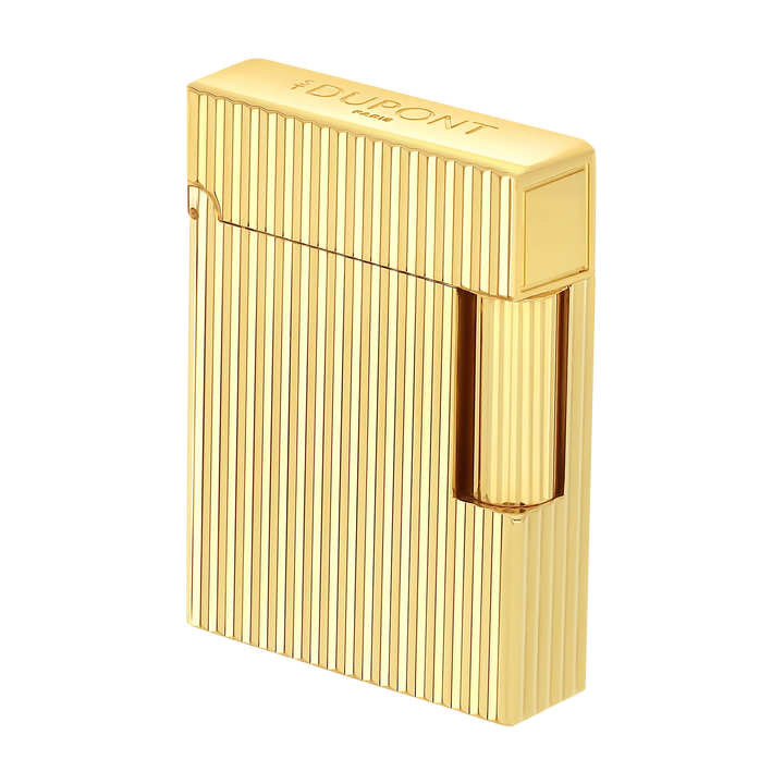 S.T Dupont Vertical Line Yellow Gold Ligne 1 Cigar Lighter