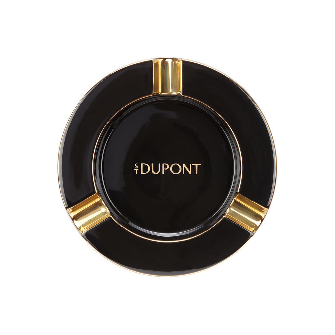 S.T Dupont XL Cigar Ashtray Black Gold