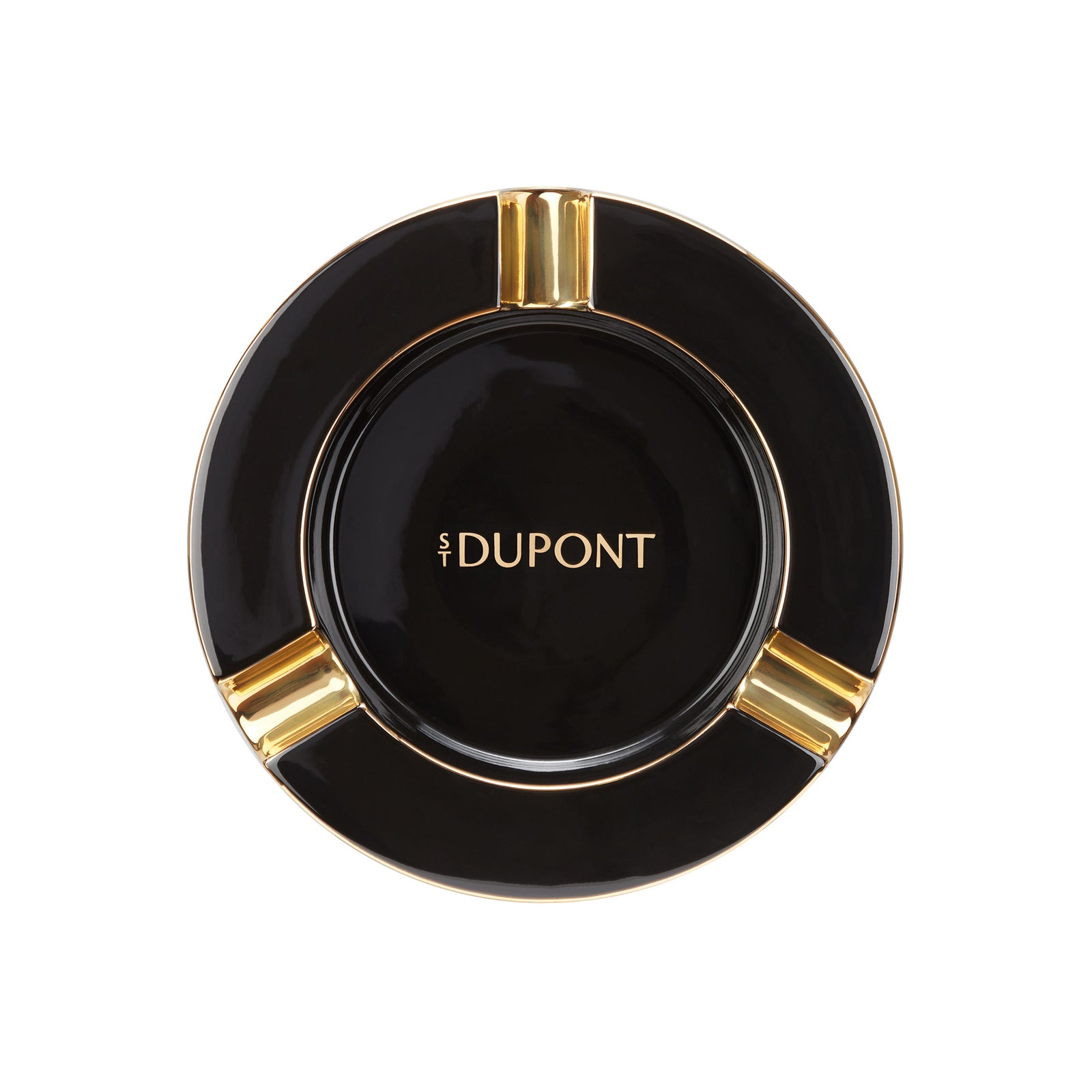 S.T Dupont XL Cigar Ashtray Black Gold