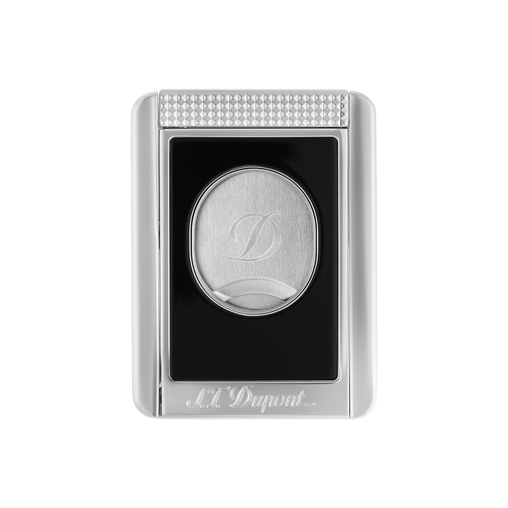S.T Dupont Black Chrome Cigar Cutter Stand no6cavendish.png