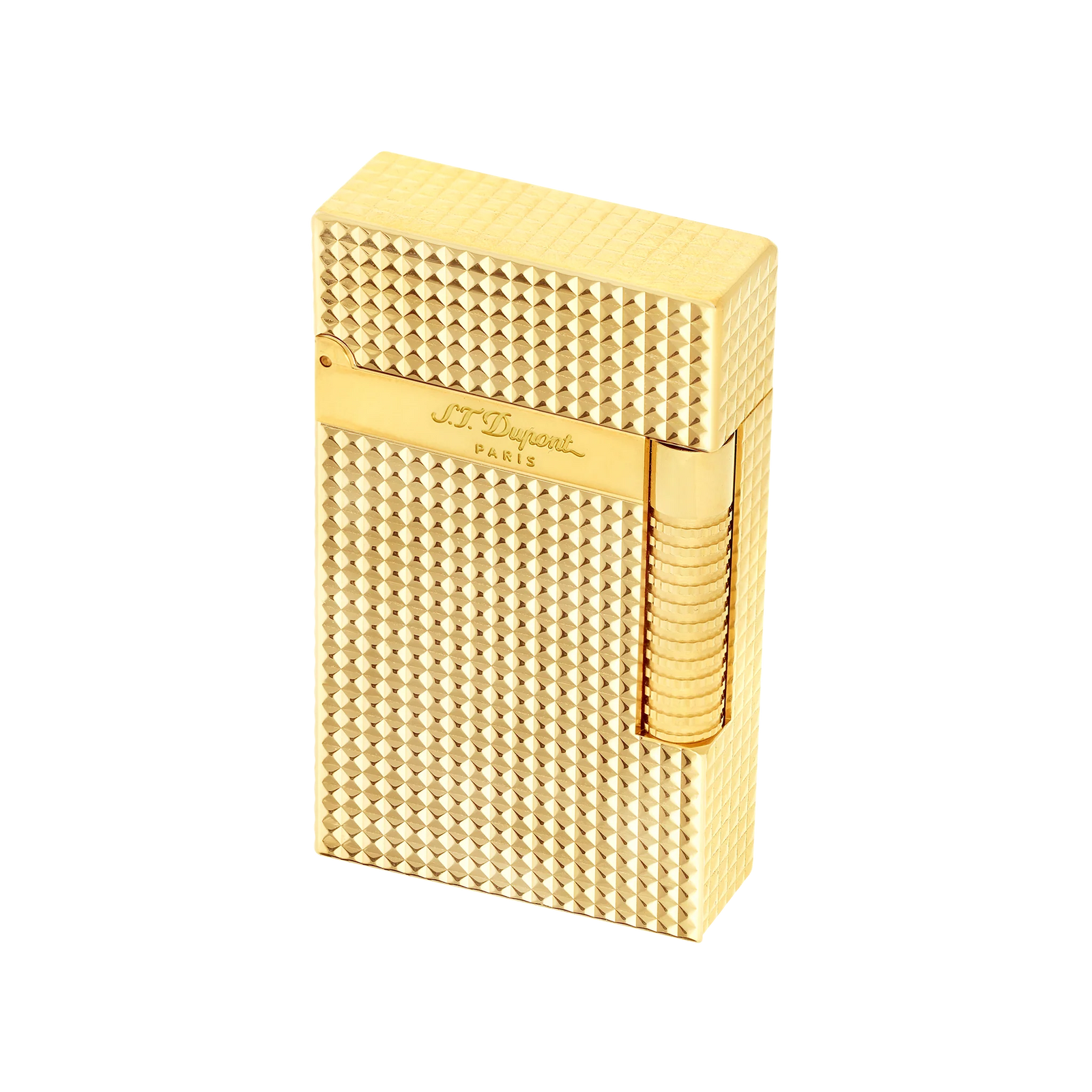 S.T Dupont Le Grand Diamond Head Gold Cigar Lighter