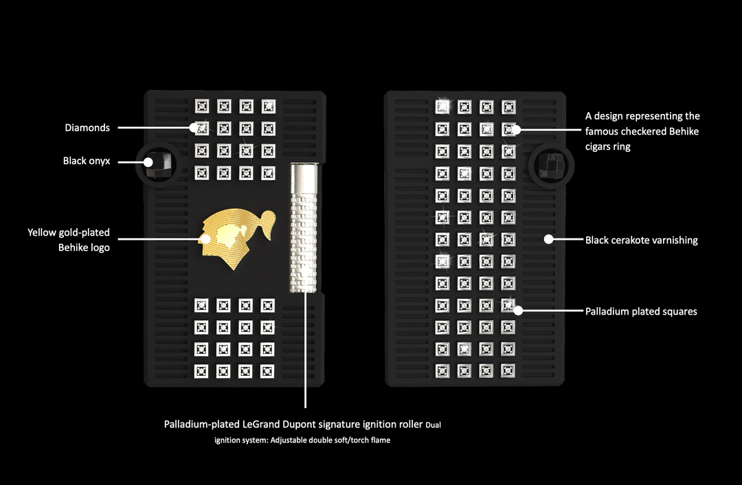 S.T Dupont Le Grande Haute Creation Behike Black/Yellow Gold