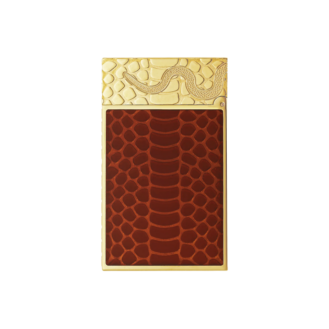 S.T Dupont Snake Ligne 2 Red Lacquered Cigar Lighter