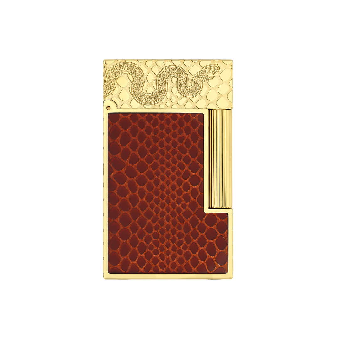 S.T Dupont Snake Ligne 2 Red Lacquered Cigar Lighter