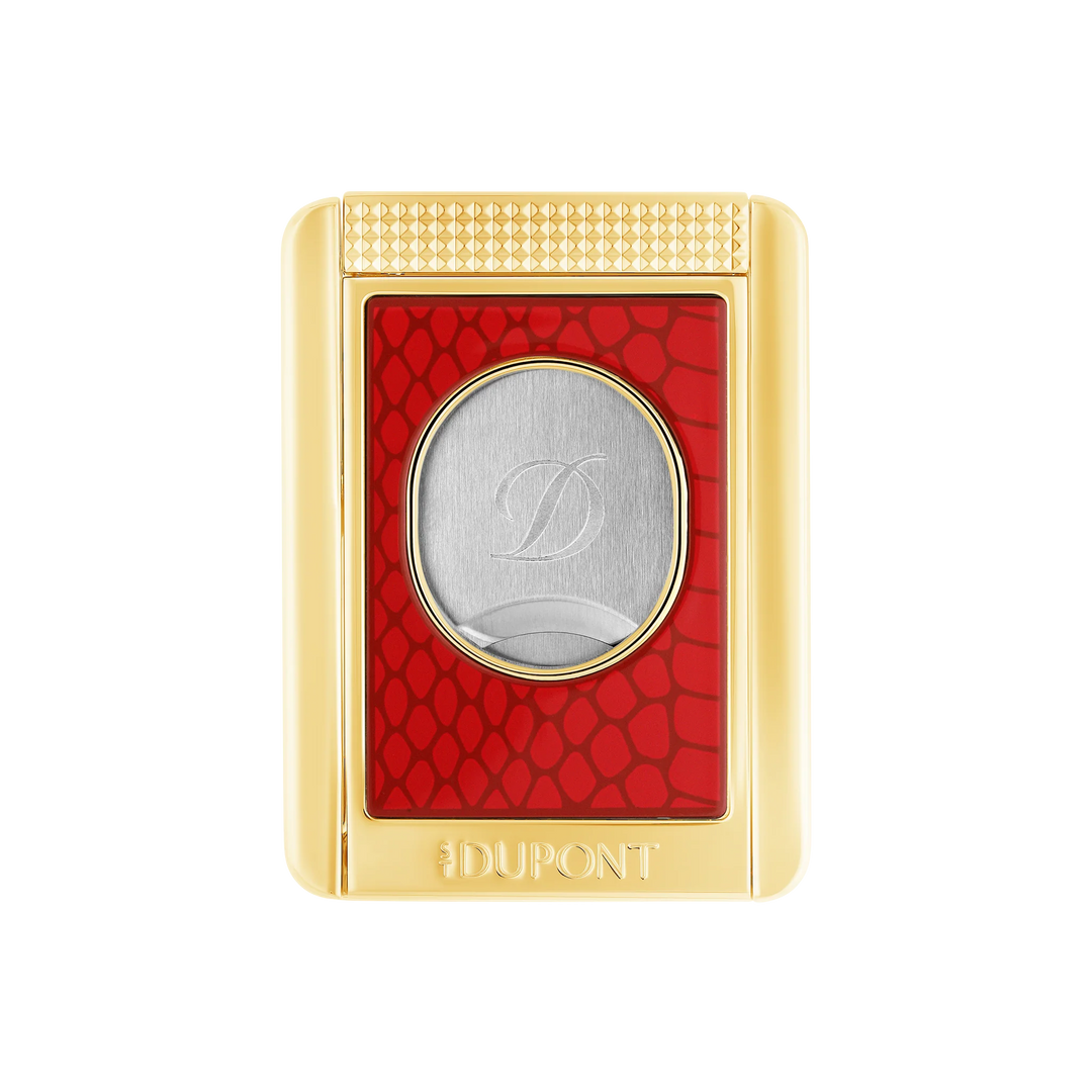 S.T Dupont Snake Red and Gold Straight Cigar Cutter Stand
