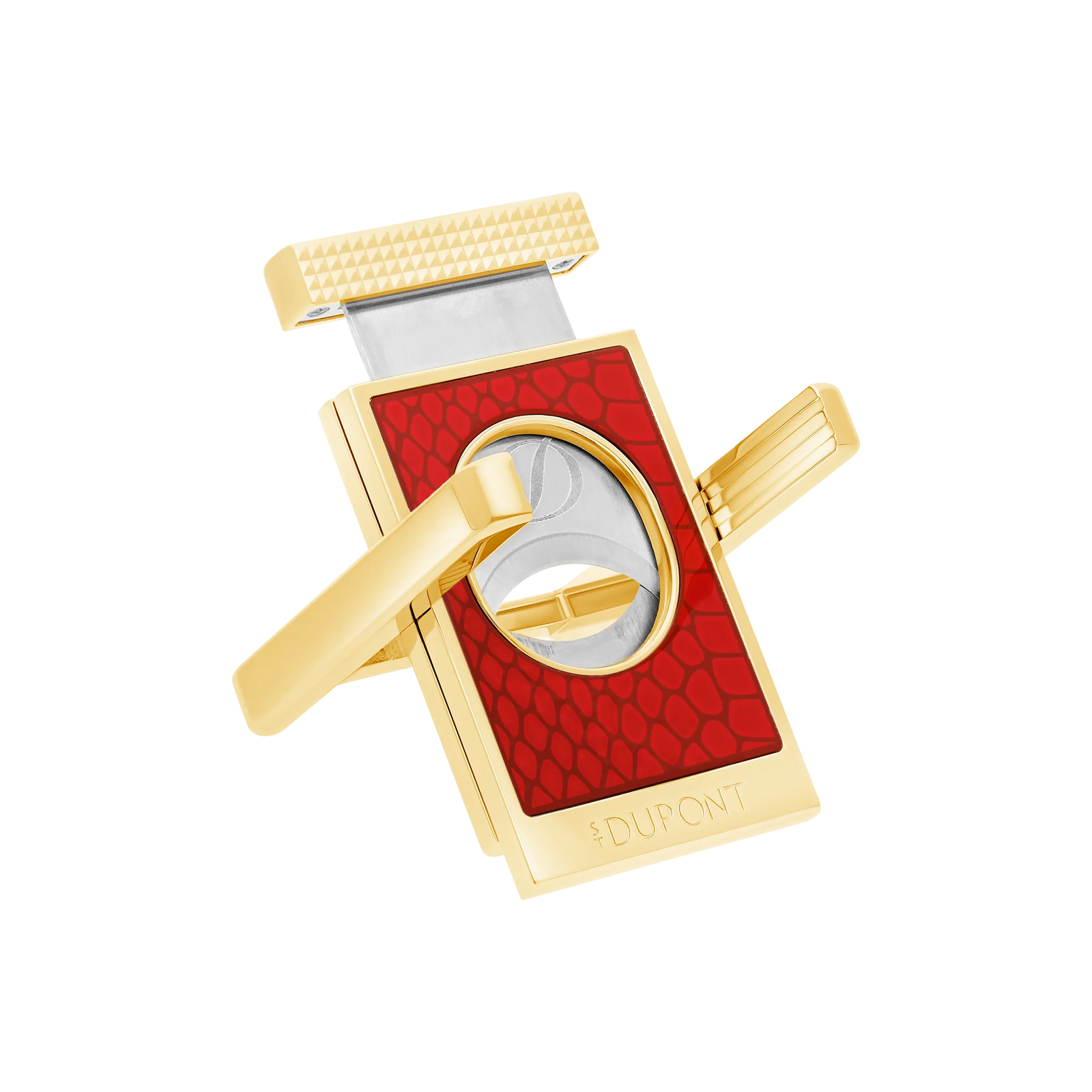 S.T Dupont Snake Red and Gold Straight Cigar Cutter Stand