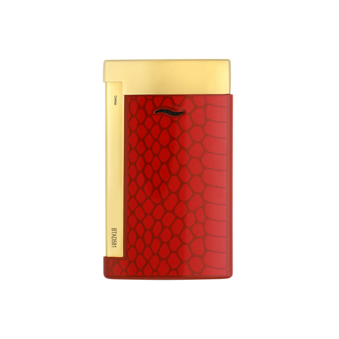 S.T Dupont Snake Slim 7 Red Lacquered Cigar Lighter