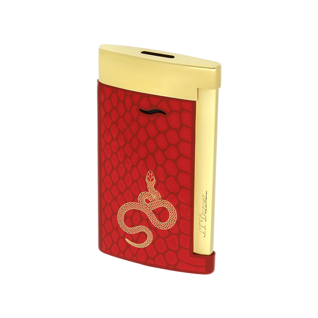 S.T Dupont Snake Slim 7 Red Lacquered Cigar Lighter