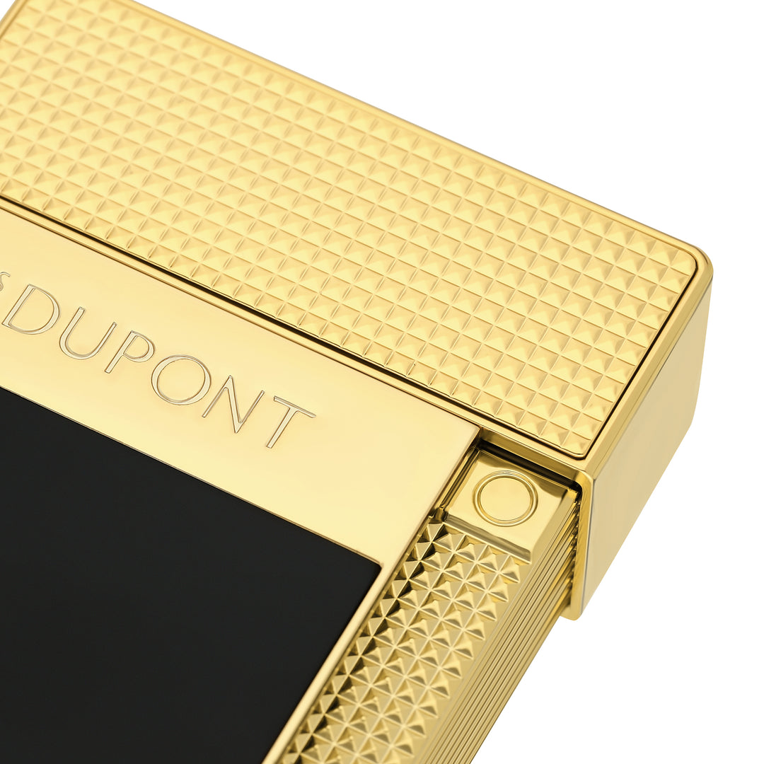 S.T. Dupont Cigar Table Lighter Lacquered Black/Golden