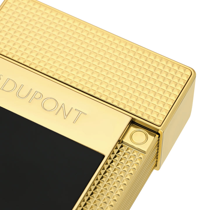 S.T. Dupont Cigar Table Lighter Lacquered Black/Golden
