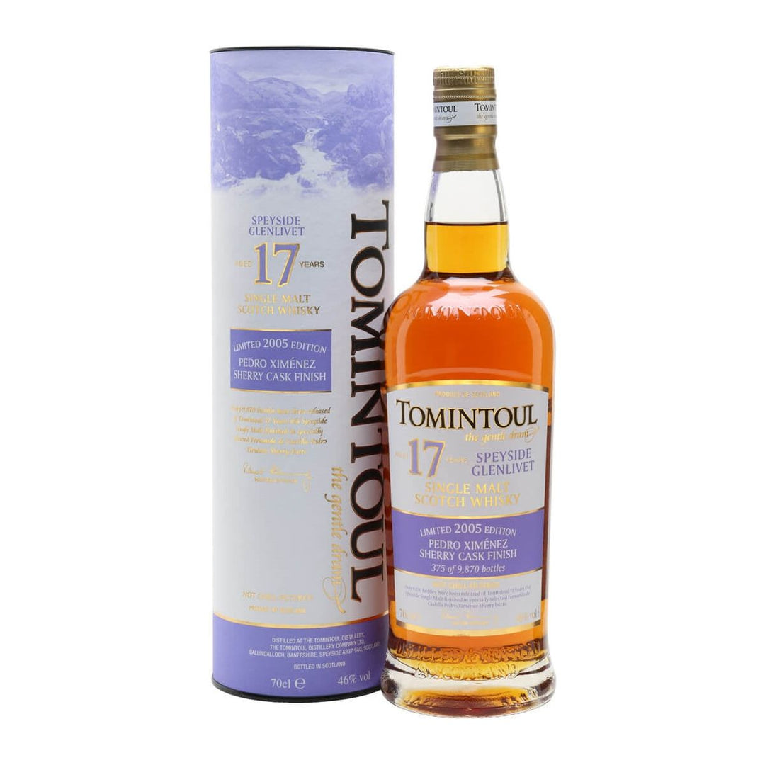Tomintoul 17 Year Old 2005 Pedro Ximénez Sherry Cask Finish Whisky