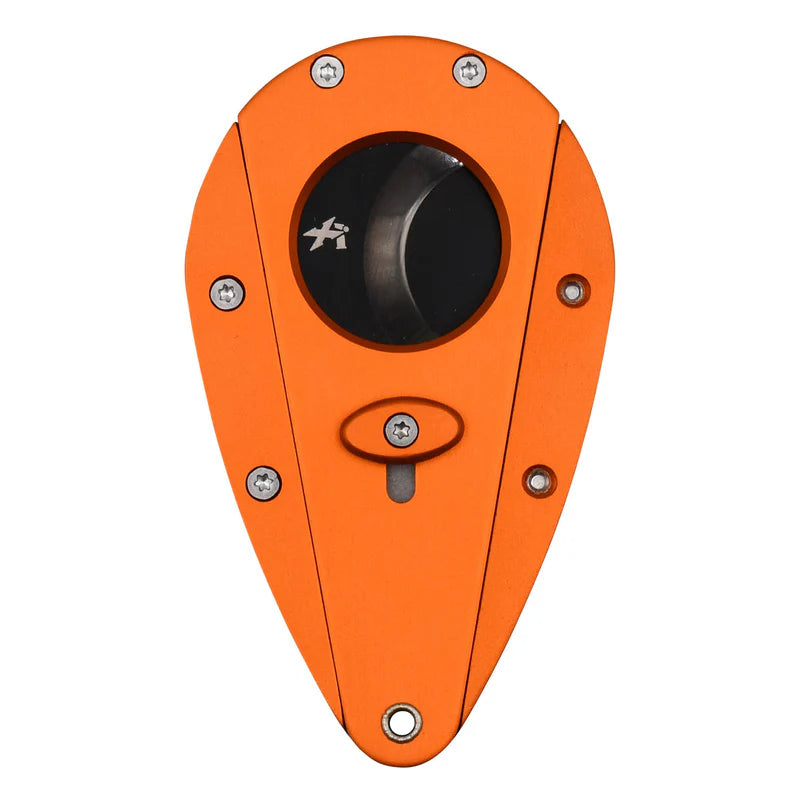 Xikar Xi1 Steel Straight Cigar Cutter Orange