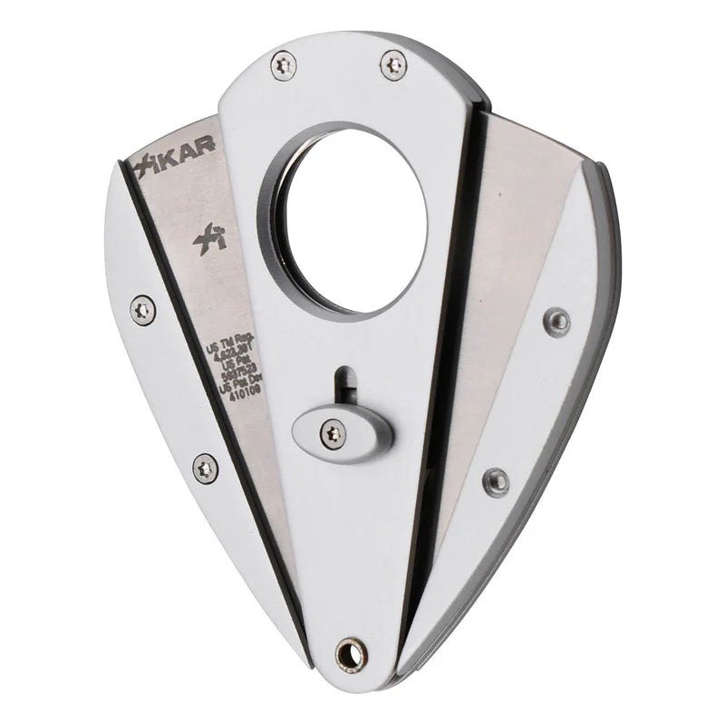 Xikar Xi1 Steel Straight Cigar Cutter Silver