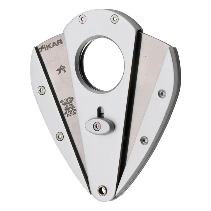 Xikar Xi1 Steel Straight Cigar Cutter Silver