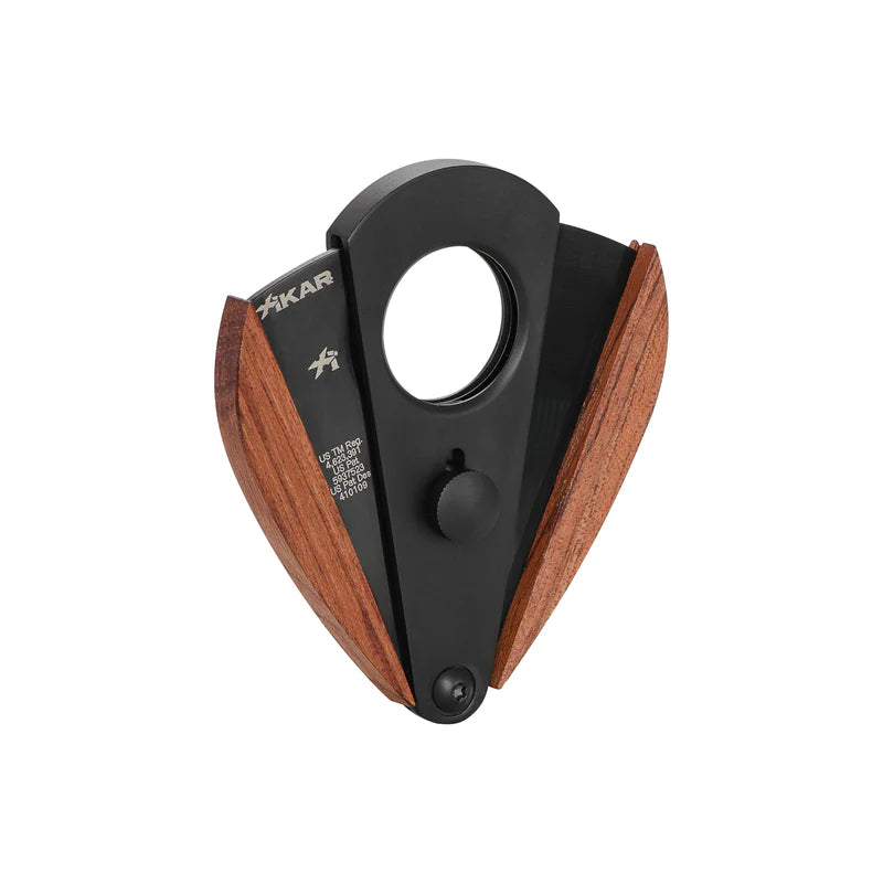 Xikar Xi3 Straight Cigar Cutter Black and Redwood