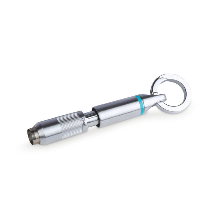 Zino Z9 Punch Cigar Cutter Chrome &amp; Cyan