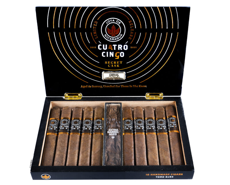 Joya de Nicaragua Cuatro Cinco Secret Cask Obras Maestras 2025