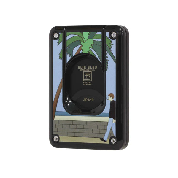 Elie Bleu Cigar Cutter "Casa Cubana" Black lacquer